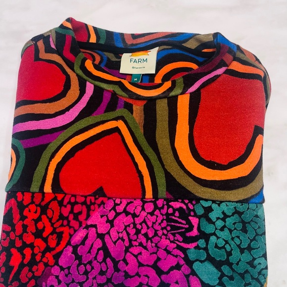 FARM Rio Heart Sweatshirt M - Picture 5 of 8